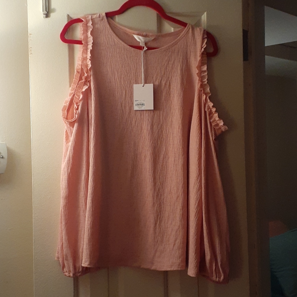 Cold shoulder blouse